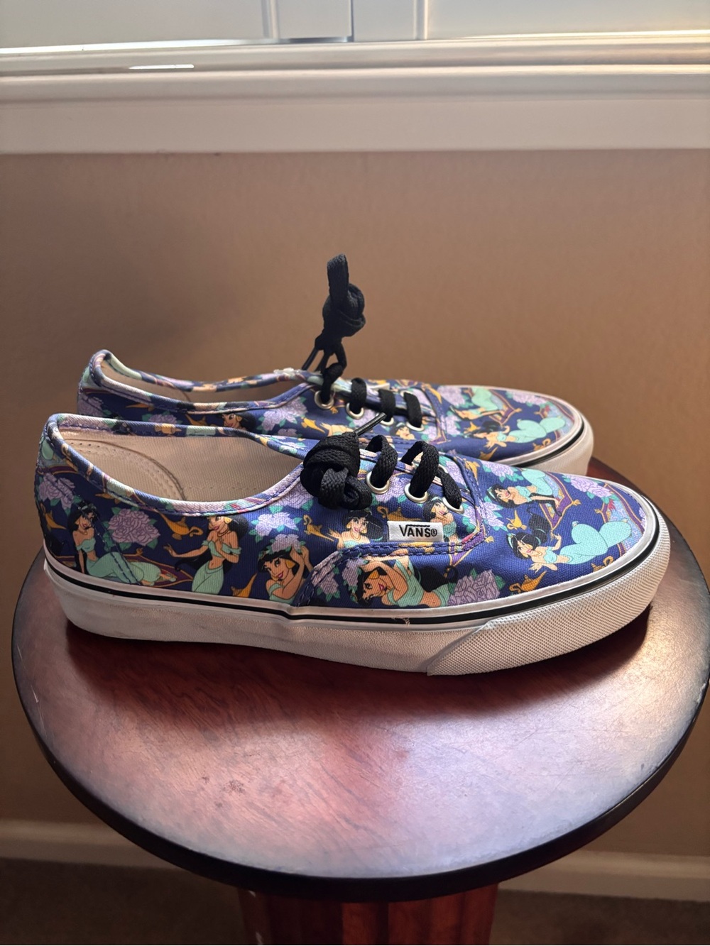 Disney Vans Princess Jasmine Shoes size 7 women’s